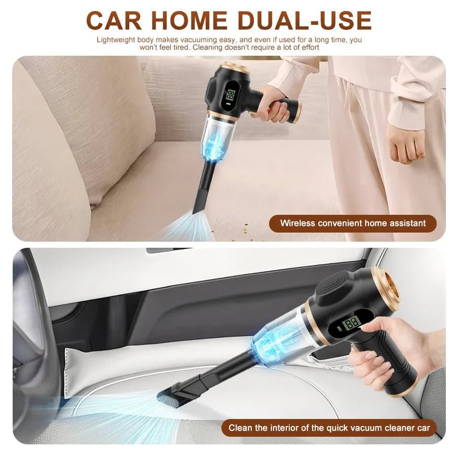 Cordless Handheld Vacuum: Strong Suction for Home & Car - Bizaargo