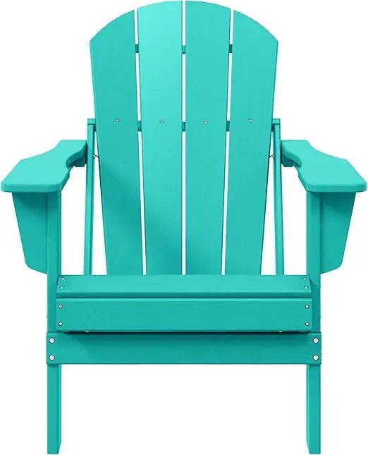 Folding Adirondack Chair - Weather Resistant & Durable - Bizaargo