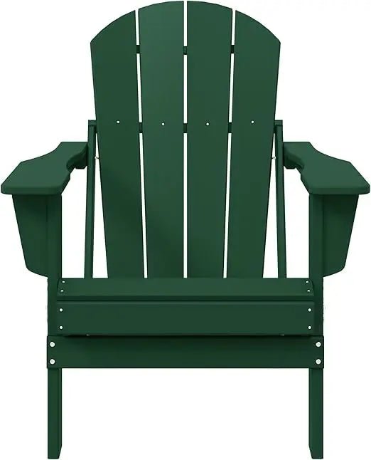 Folding Adirondack Chair - Weather Resistant & Durable - Bizaargo