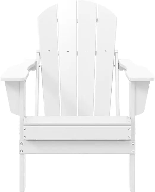 Folding Adirondack Chair - Weather Resistant & Durable - Bizaargo