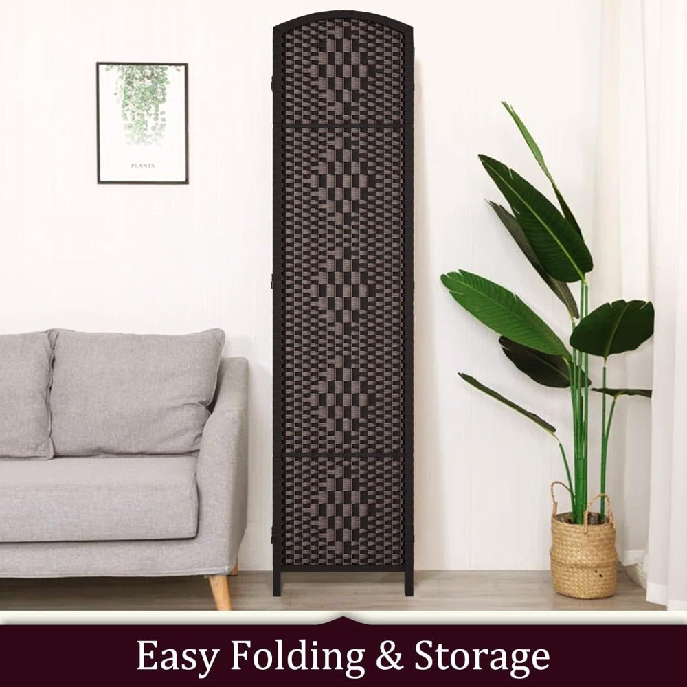 Portable Room Divider - 6ft Folding Privacy Screen - Bizaargo
