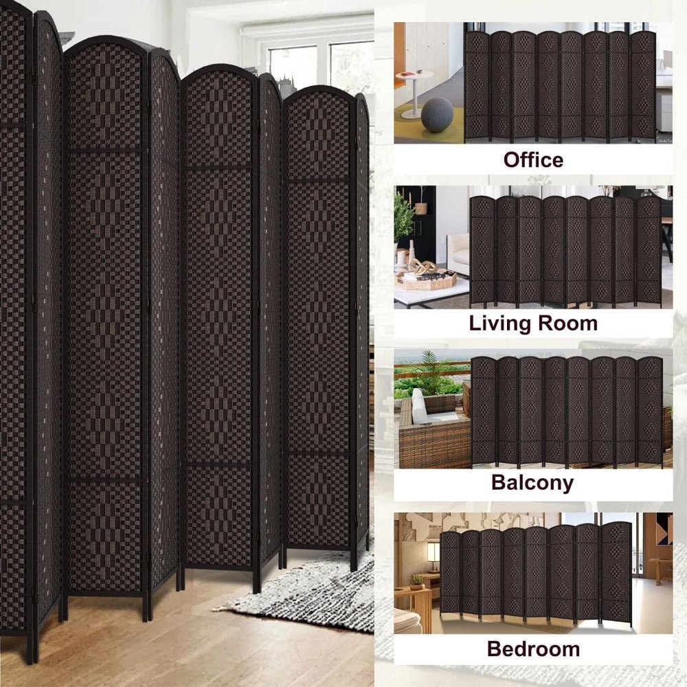 Portable Room Divider - 6ft Folding Privacy Screen - Bizaargo