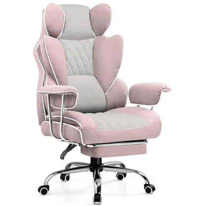 Big & Tall Ergonomic gaming Chair with Footrest & Lumbar Support