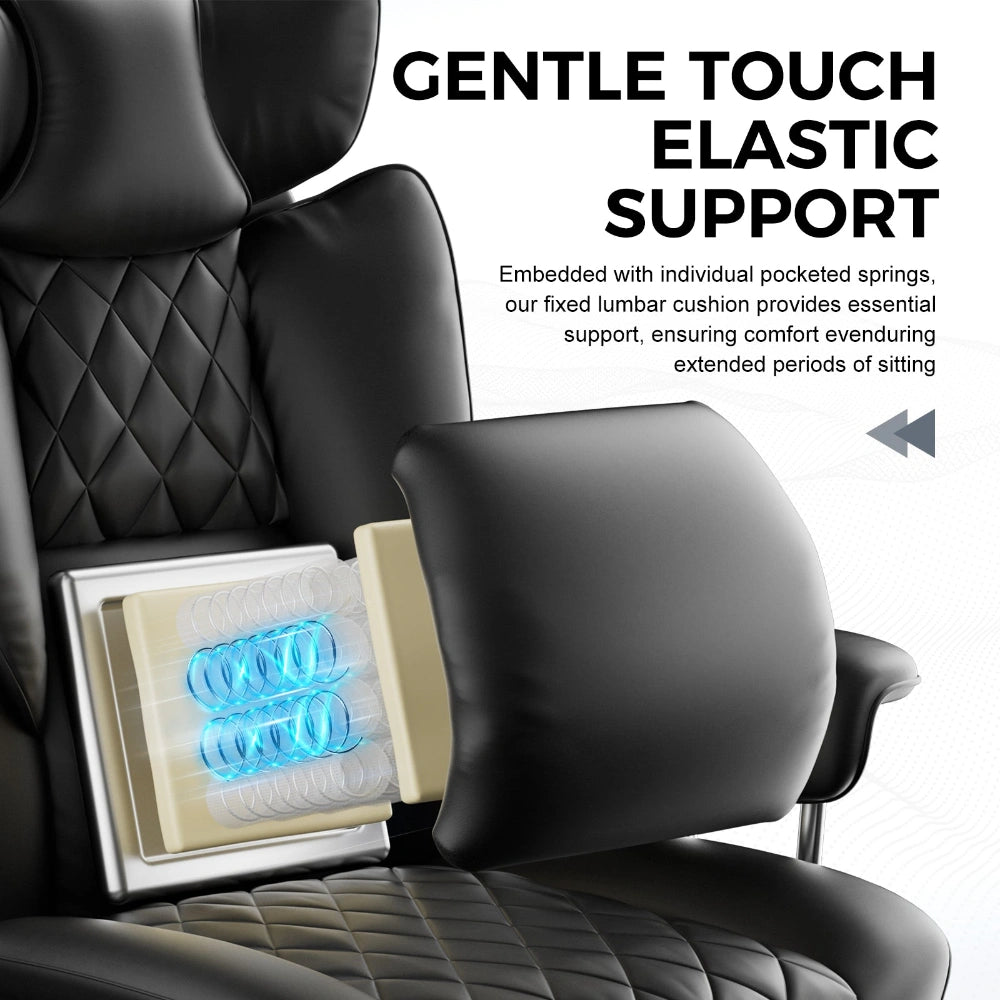 Big & Tall Ergonomic gaming Chair with Footrest & Lumbar Support