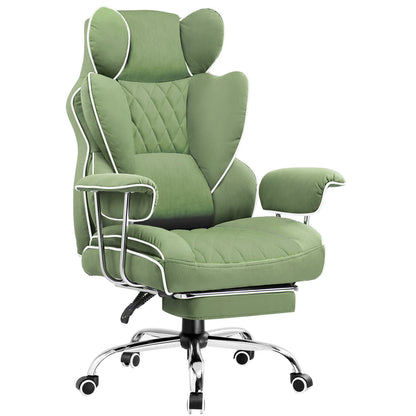 Ergonomic Big & Tall Gaming Chair with Footrest & Lumbar Support