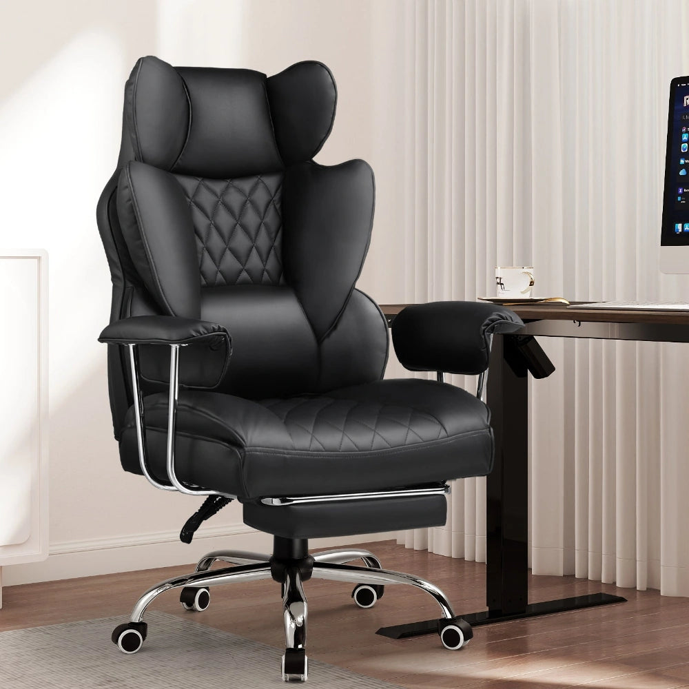 Big & Tall Ergonomic gaming Chair with Footrest & Lumbar Support