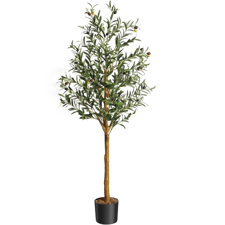 Artificial Olive Tree - Realistic Home Decor Plant - Bizaargo