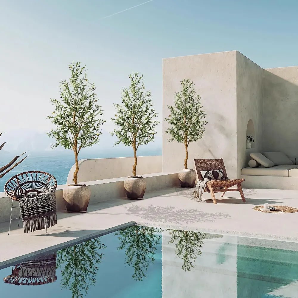 Artificial Olive Tree - Realistic Home Decor Plant - Bizaargo