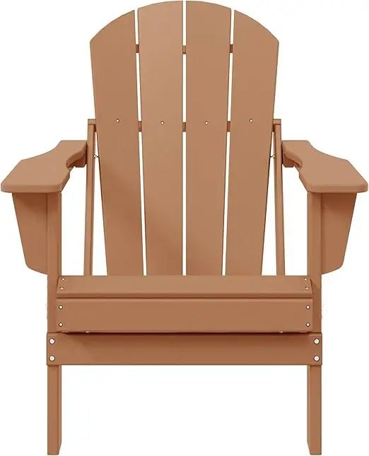 Folding Adirondack Chair - Weather Resistant & Durable - Bizaargo