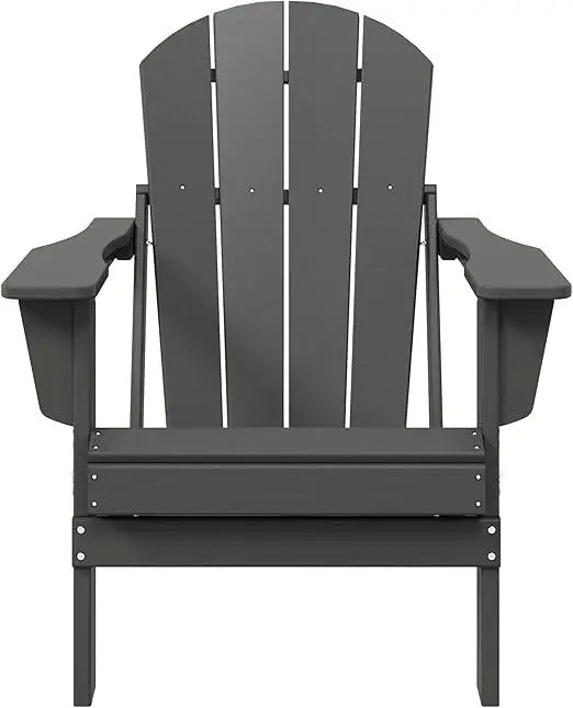 Folding Adirondack Chair - Weather Resistant & Durable - Bizaargo