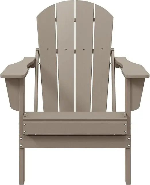 Folding Adirondack Chair - Weather Resistant & Durable - Bizaargo
