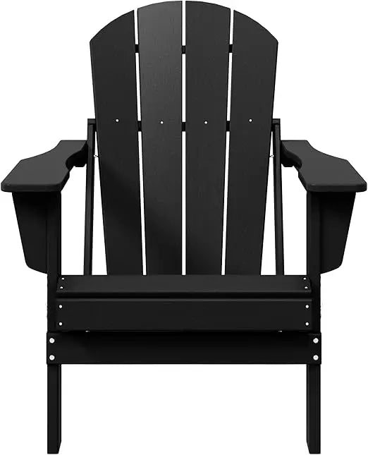 Folding Adirondack Chair - Weather Resistant & Durable - Bizaargo