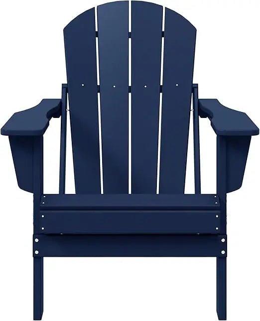 Folding Adirondack Chair - Weather Resistant & Durable - Bizaargo