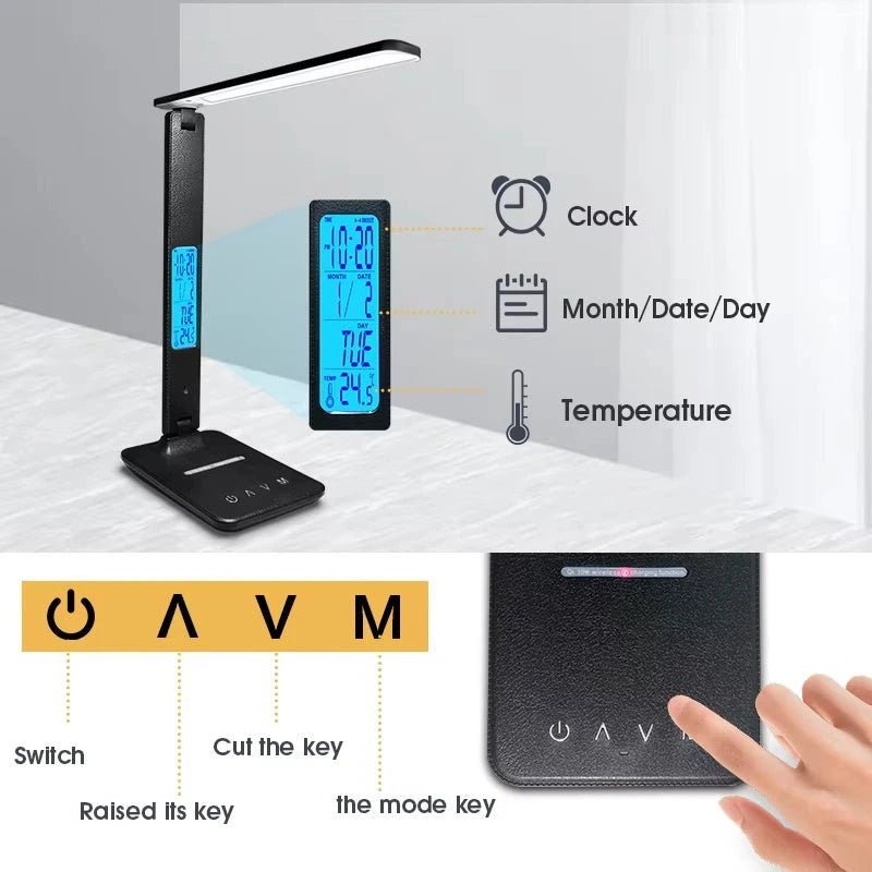 LED Desk Lamp with Wireless Charging - Bizaargo
