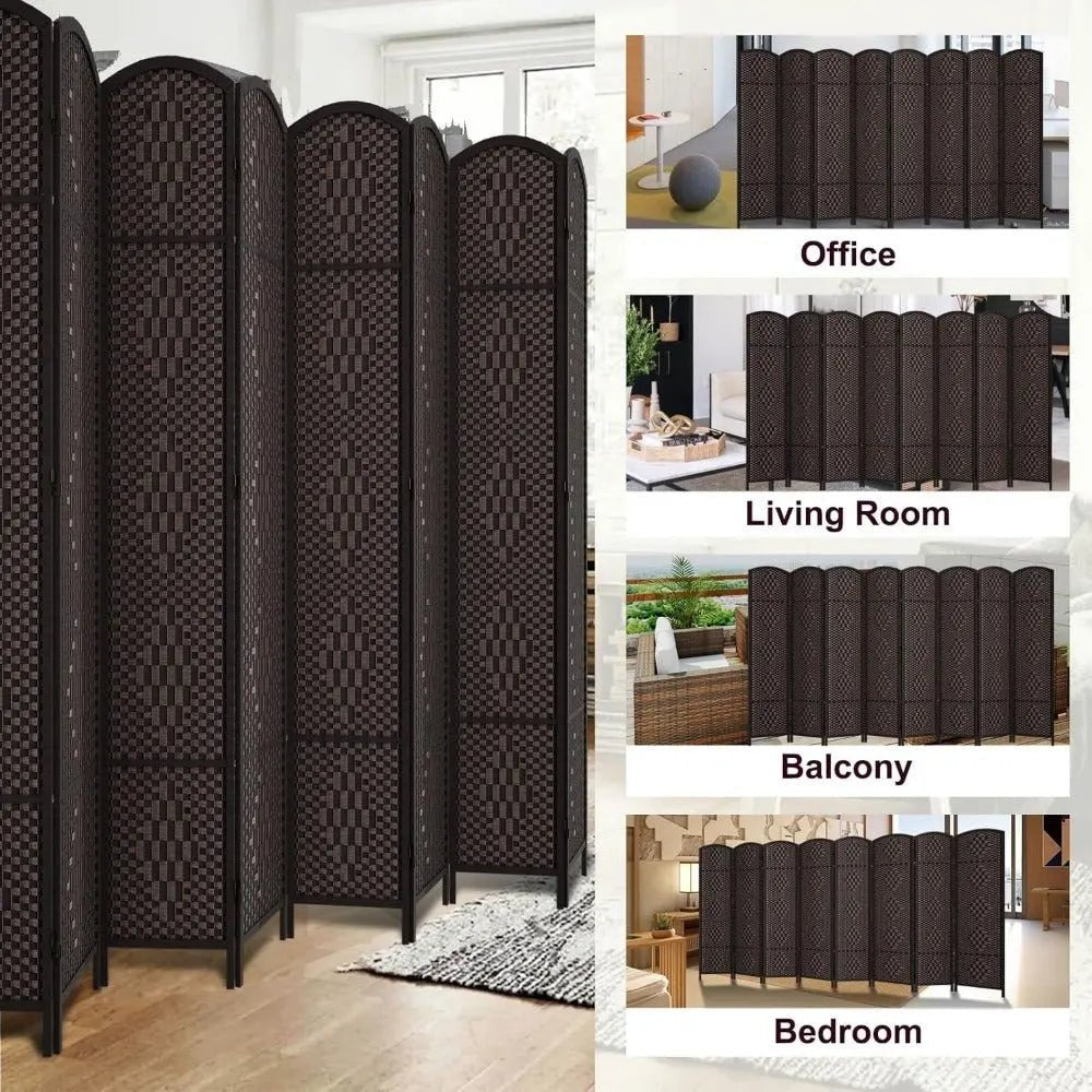 Portable Room Divider - 6ft Folding Privacy Screen - Bizaargo