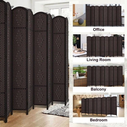 Portable Room Divider - 6ft Folding Privacy Screen - Bizaargo